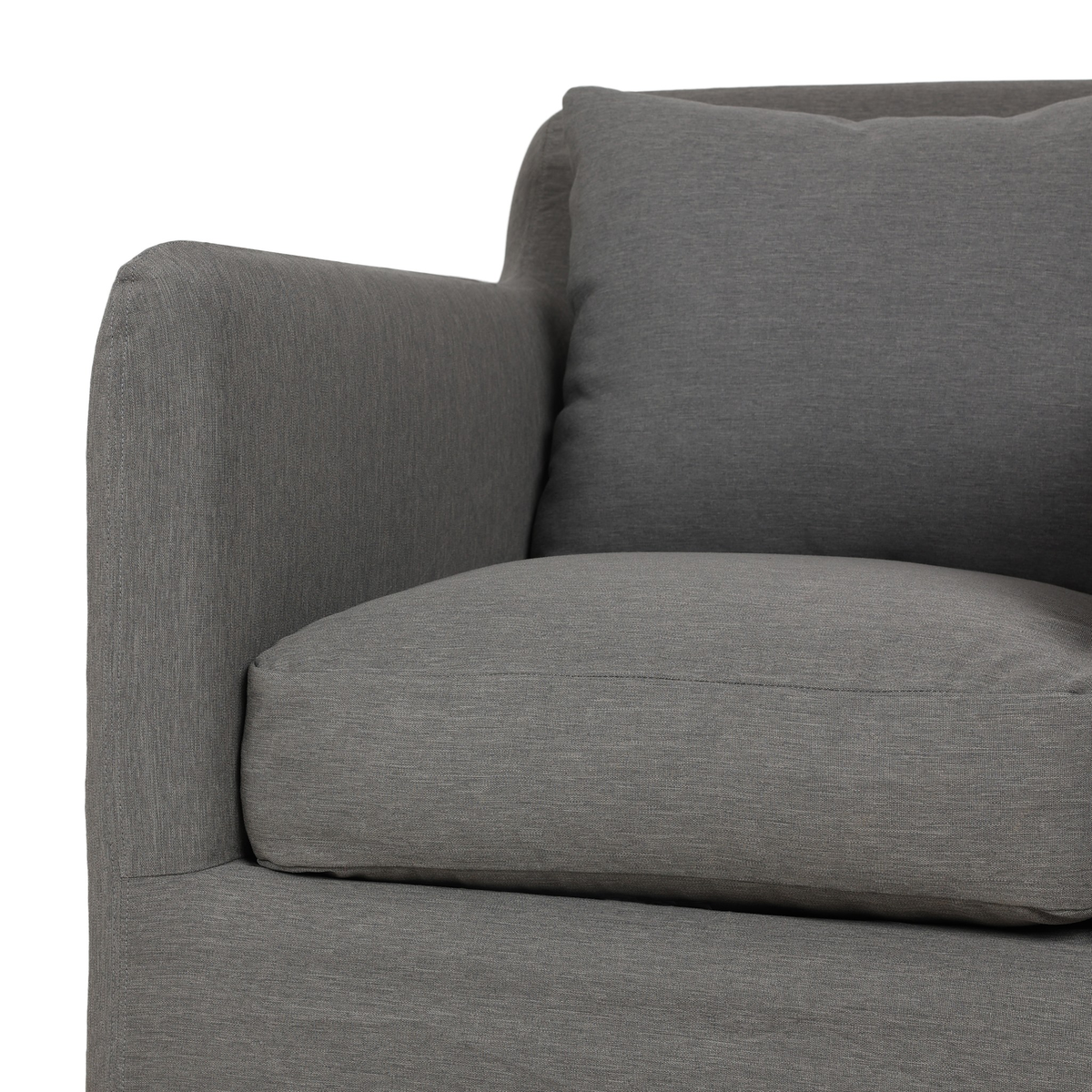 Dade Outdoor Slipcover Swivel Chair