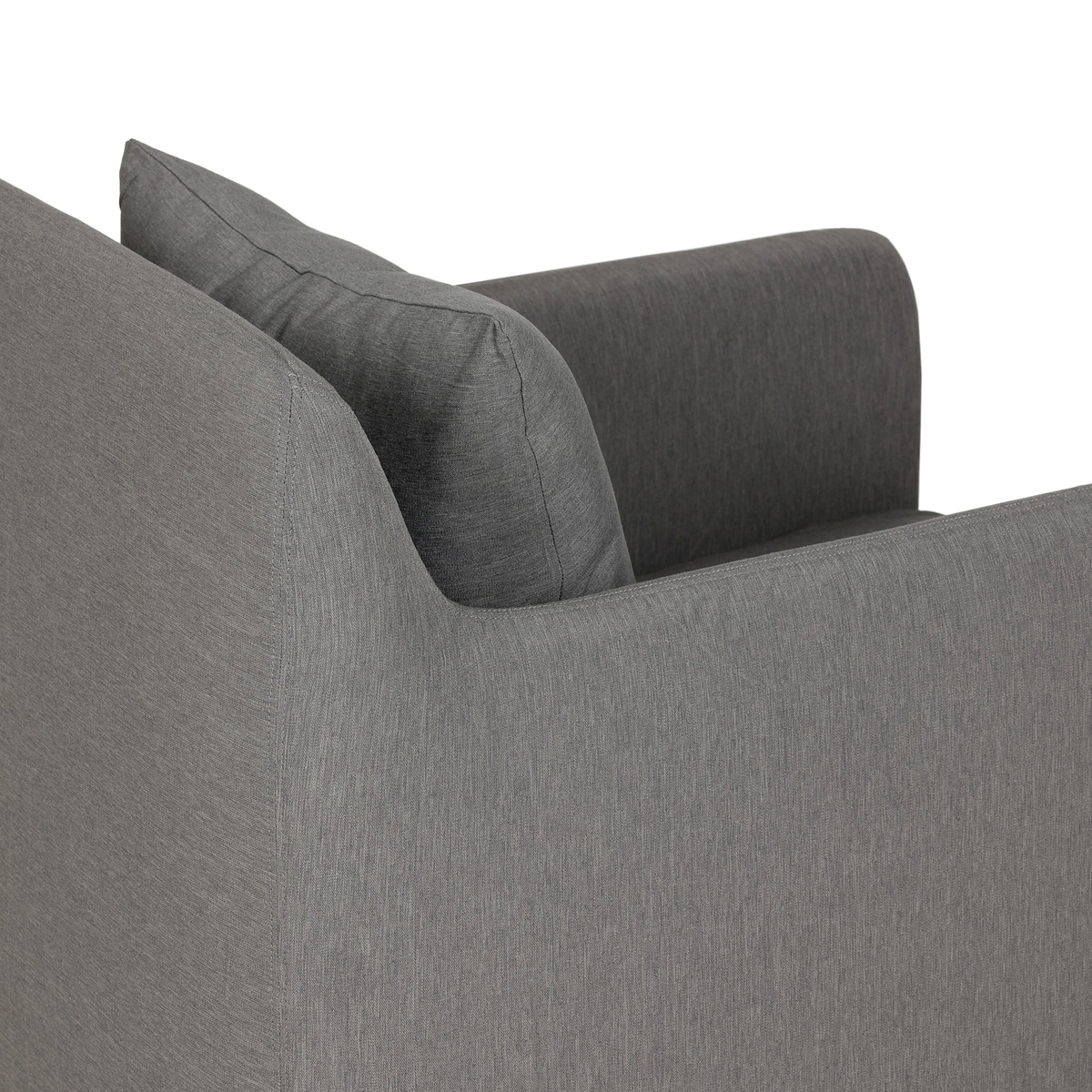 Dade Outdoor Slipcover Swivel Chair