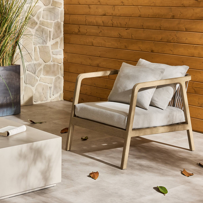 Numa Outdoor Chair - Washed Brown