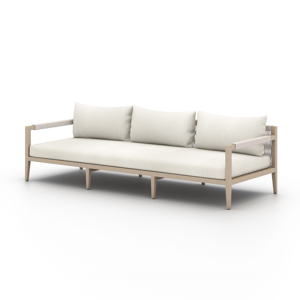 Sherwood Outdoor Sofa, Washed Brown