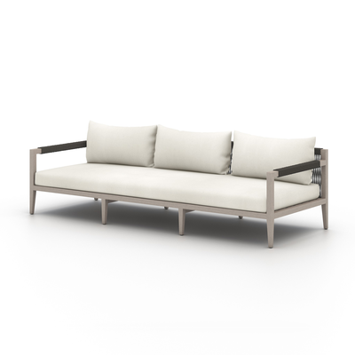 Sherwood Outdoor Sofa, Weathered Grey