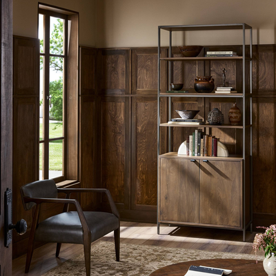 Trey Modular Wide Bookcase by Four Hands