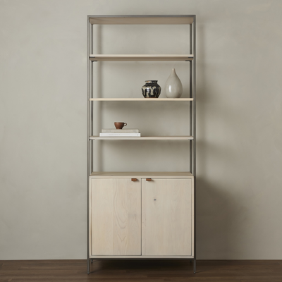 Trey Modular Wide Bookcase by Four Hands