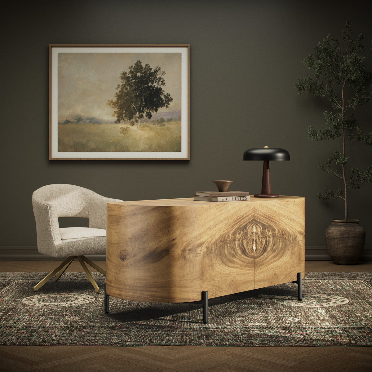 Lunas Executive Desk by Four Hands