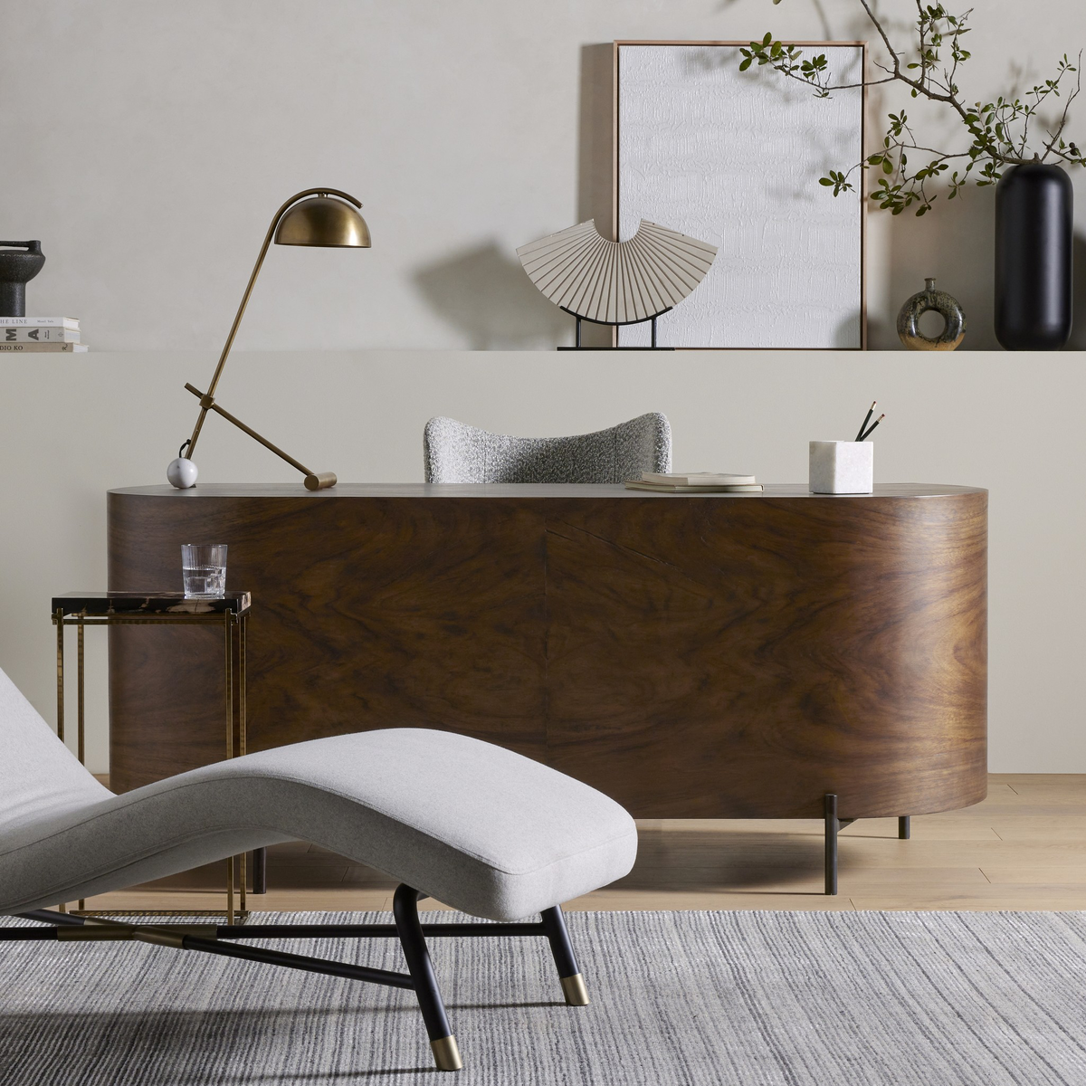 Lunas Executive Desk by Four Hands
