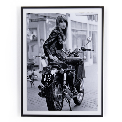 Françoise Hardy On Bike By Getty Images by Four Hands