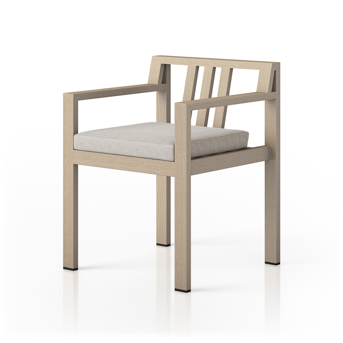 Monterey Outdoor Dining Armchair, Washed Brown