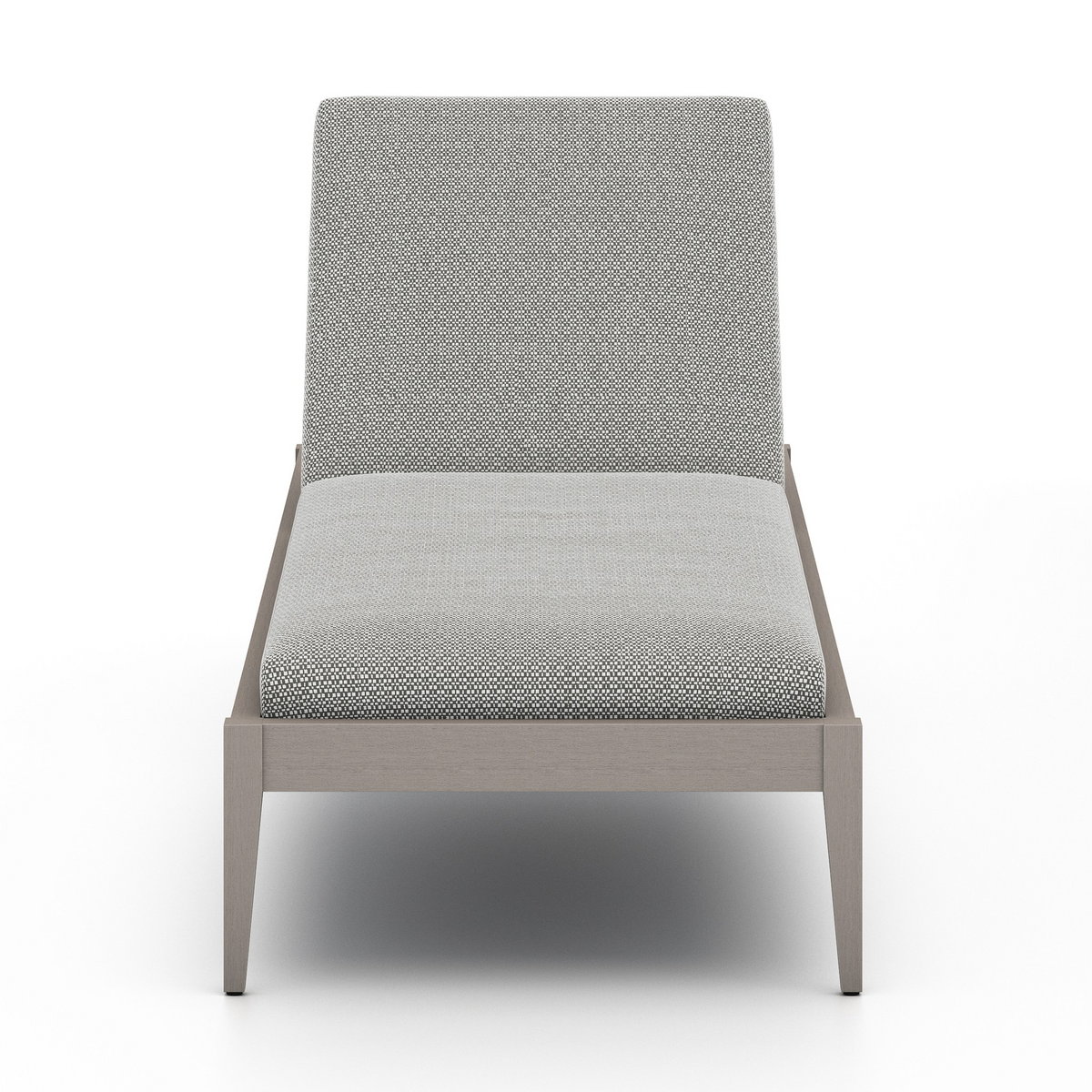 Sherwood Outdoor Chaise, Weathered Grey by Four Hands