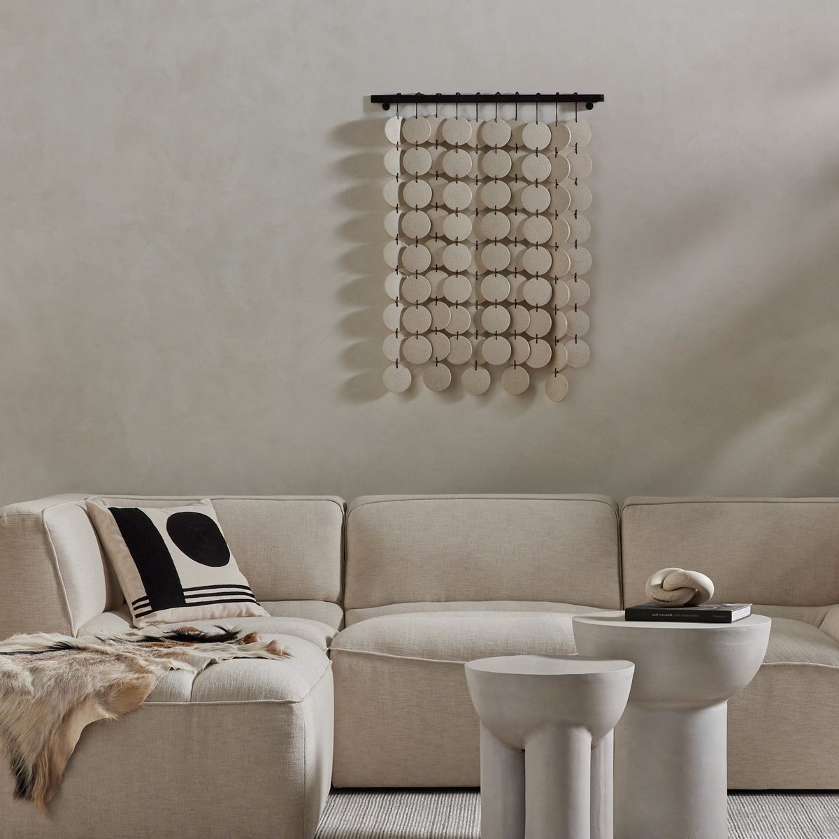 Ceramic Wall Hanging by Four Hands