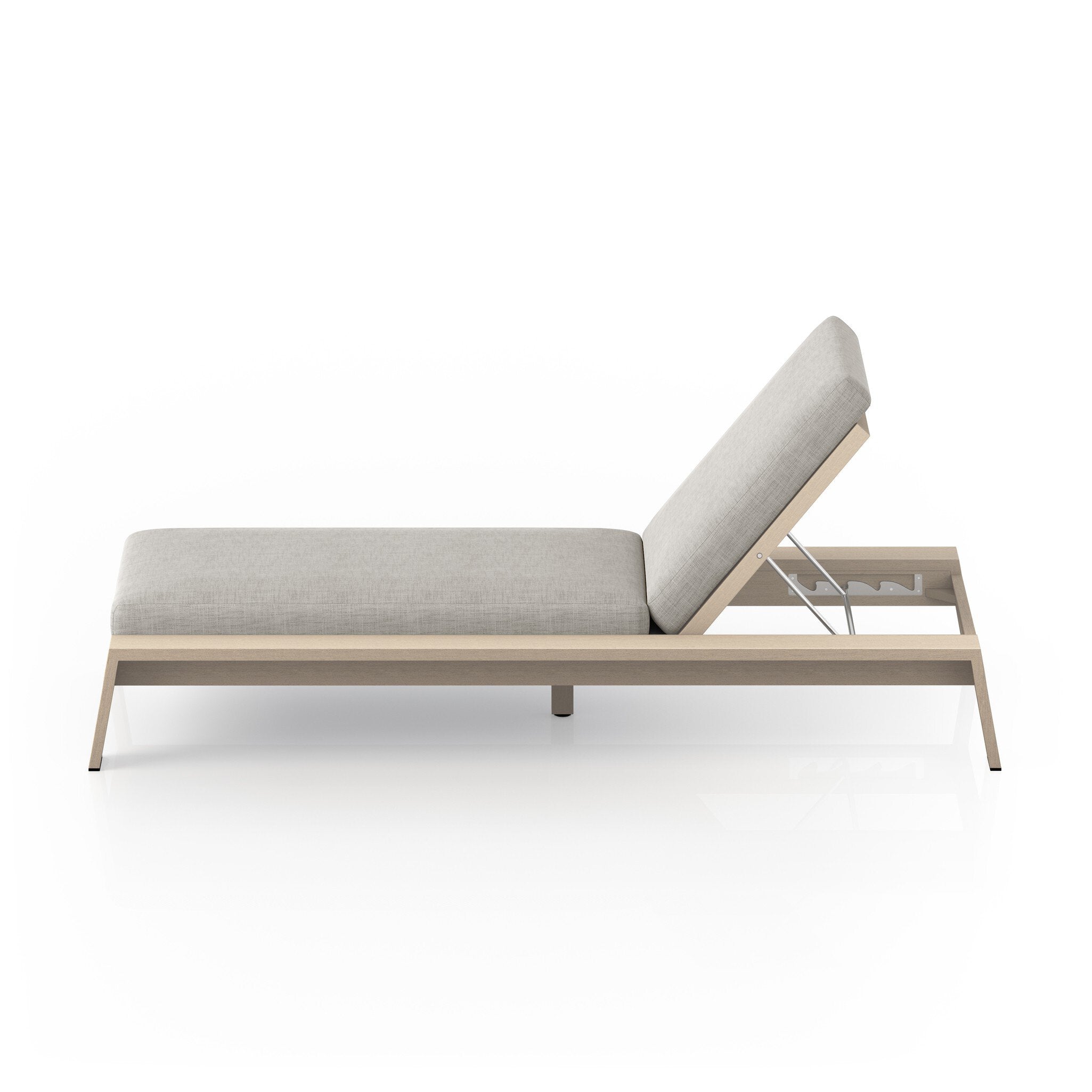 Monterey Outdoor Chaise, Washed Brown