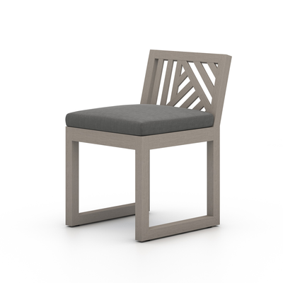 Avalon Outdoor Dining Chair, Weathered Grey