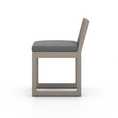 Avalon Outdoor Dining Chair, Weathered Grey