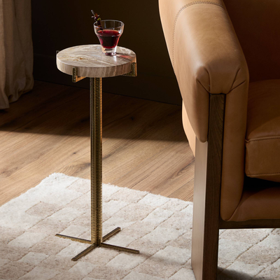 Jonty Round End Table by Four Hands