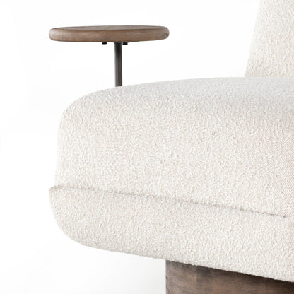 Bronwyn Swivel Chair + Side Table