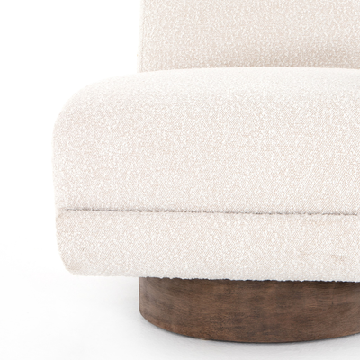 Bronwyn Swivel Chair + Side Table