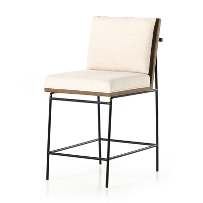 Crete Bar + Counter Stool by Four Hands