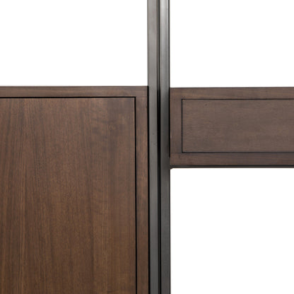Trey Modular Wall Desk With 1 Bookcase