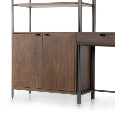Trey Modular Wall Desk With 1 Bookcase by Four Hands