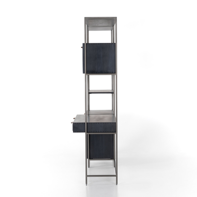 Trey Modular Wall Desk With 1 Bookcase by Four Hands
