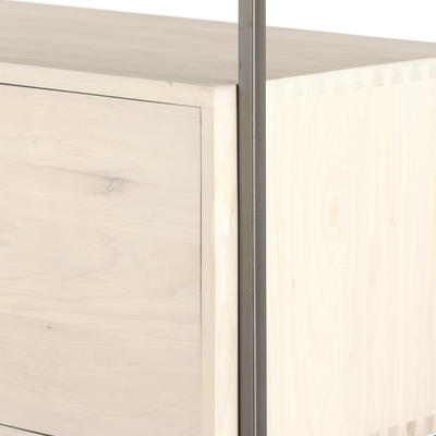 Trey Modular Wall Desk With 1 Bookcase by Four Hands