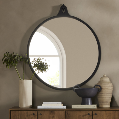 Hyde Round Mirror by Four Hands