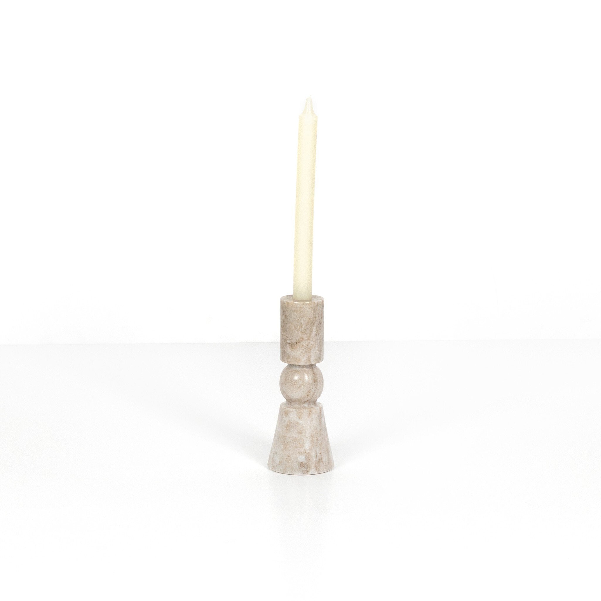 Rosette Taper Candlesticks