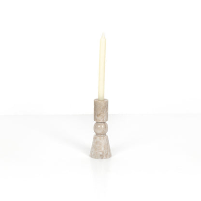 Rosette Taper Candlesticks