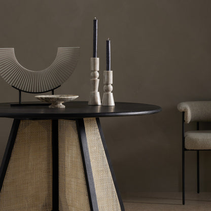 Rosette Taper Candlesticks