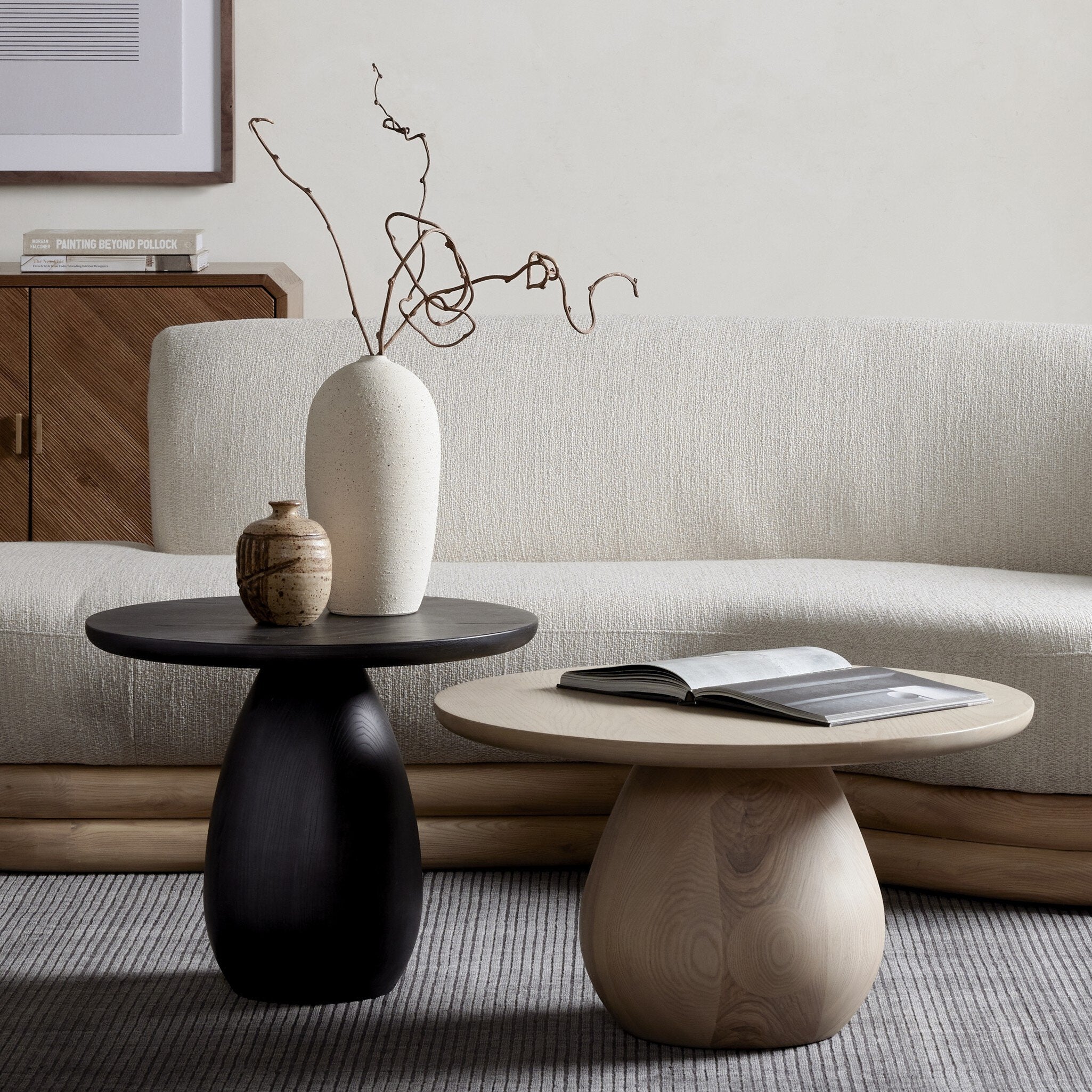 Merla Wood Bunching Table