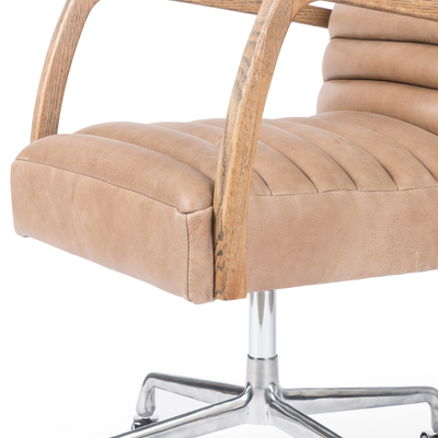 Bryson Channeled Desk Chair by Four Hands