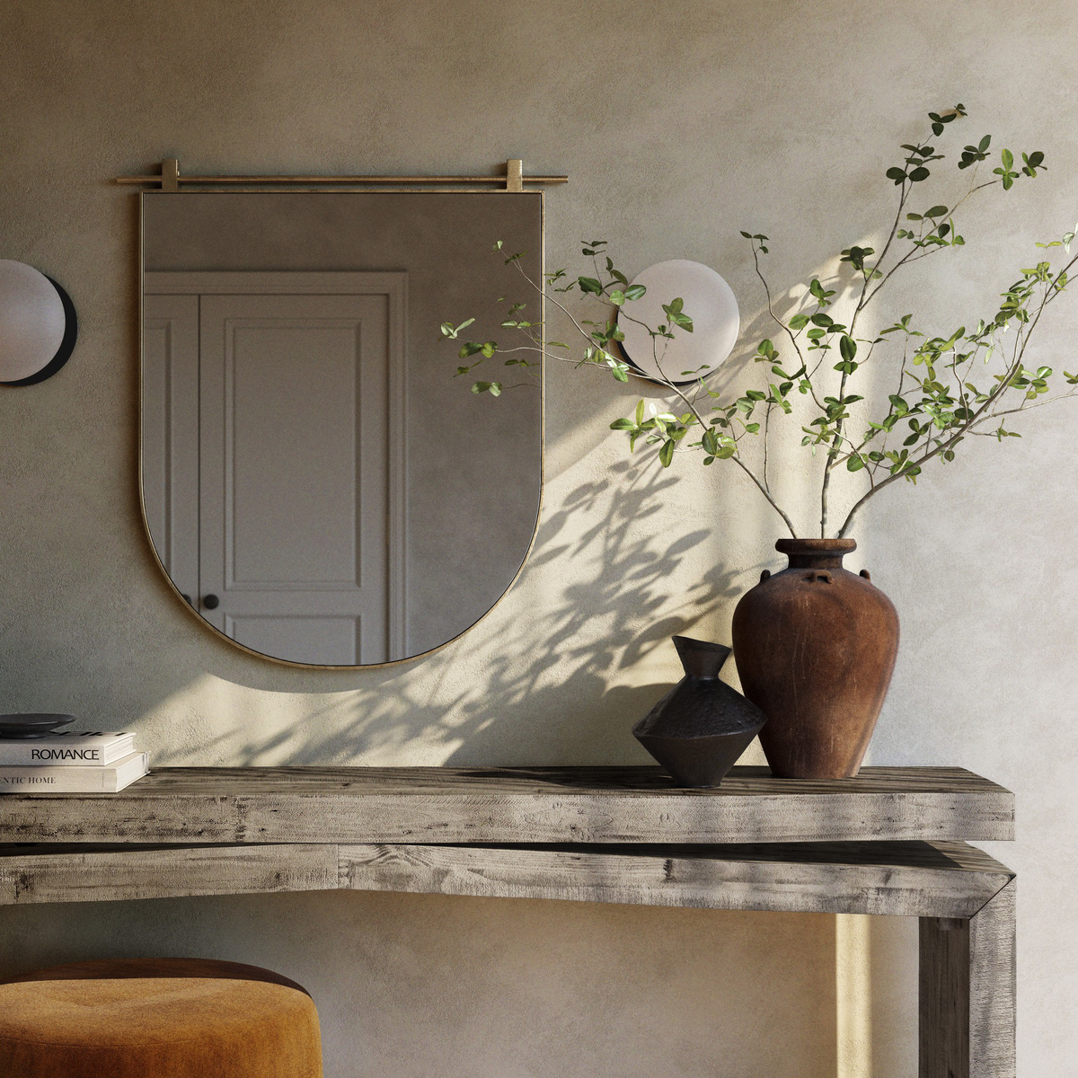 Chico Small Arch Mirror by Four Hands