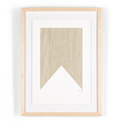 Triangle In Taupe By The Holly Collective by Four Hands