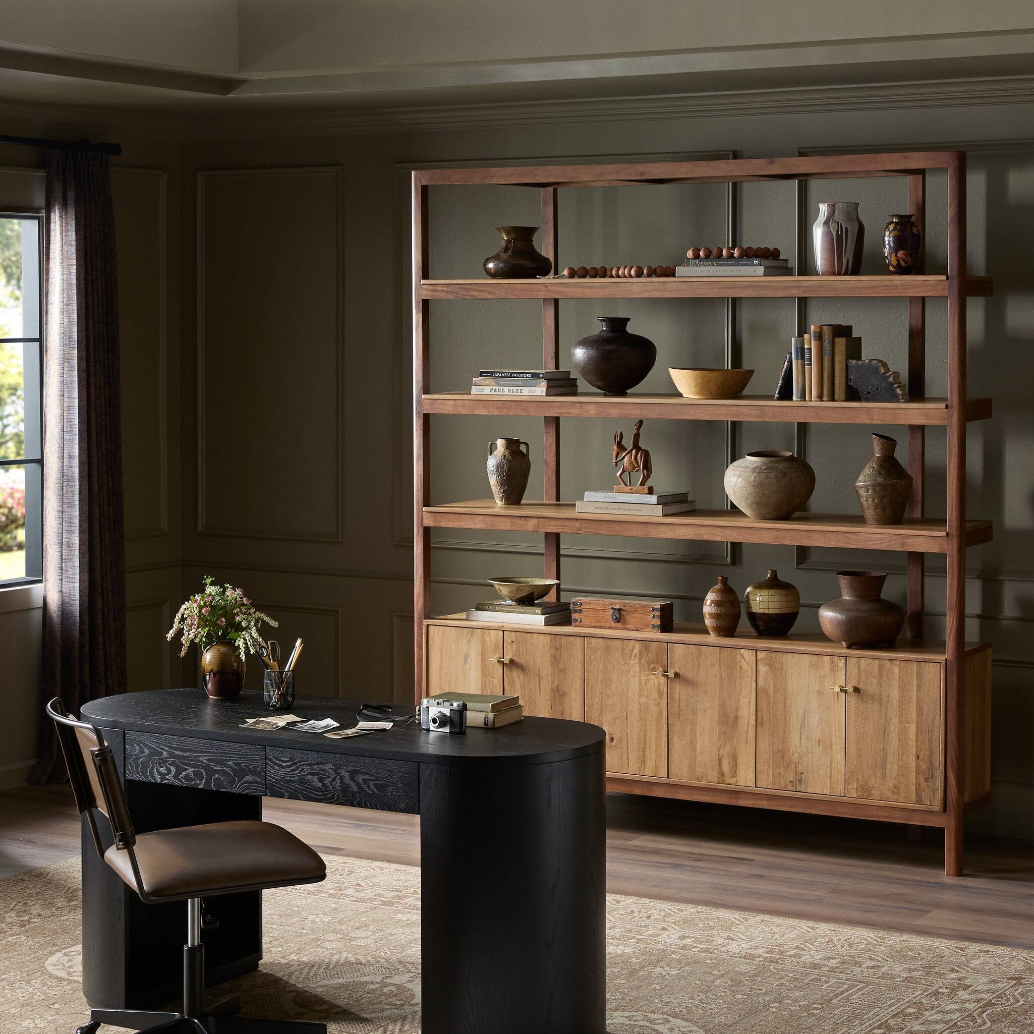 Reza Wide Bookcase