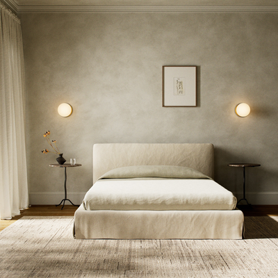 Aidan Slipcover Bed by Four Hands
