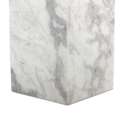 Modern Marble Pedestal by Four Hands
