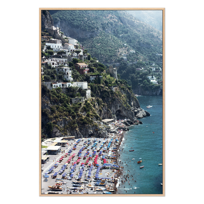 Beach In Positano By Slim Aarons by Four Hands