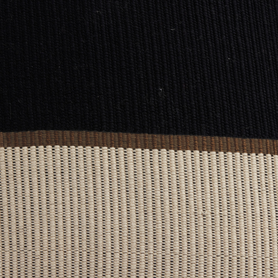 Handwoven Merido Pillow - Black by Four Hands