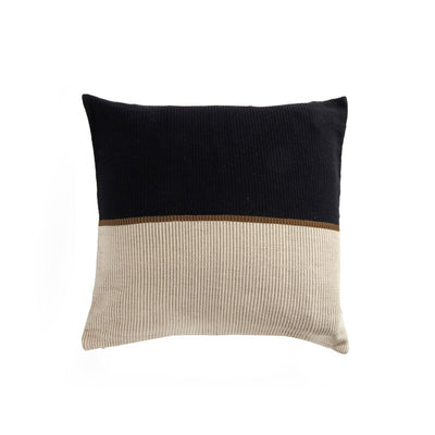 Handwoven Merido Pillow - Black by Four Hands