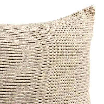 Handwoven Merido Pillow - Black by Four Hands