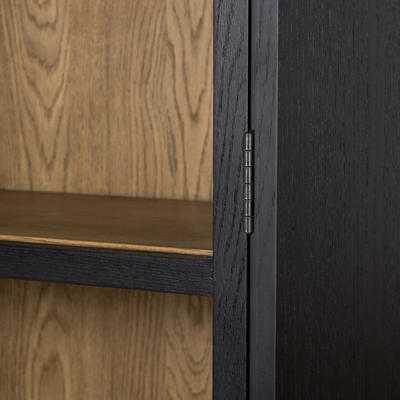 Millie Panel And Glass Door Cabinet by Four Hands