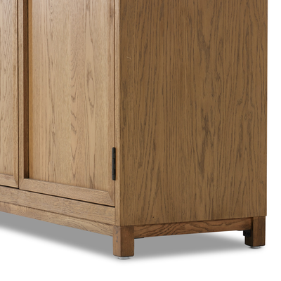 Millie Panel And Glass Door Cabinet by Four Hands