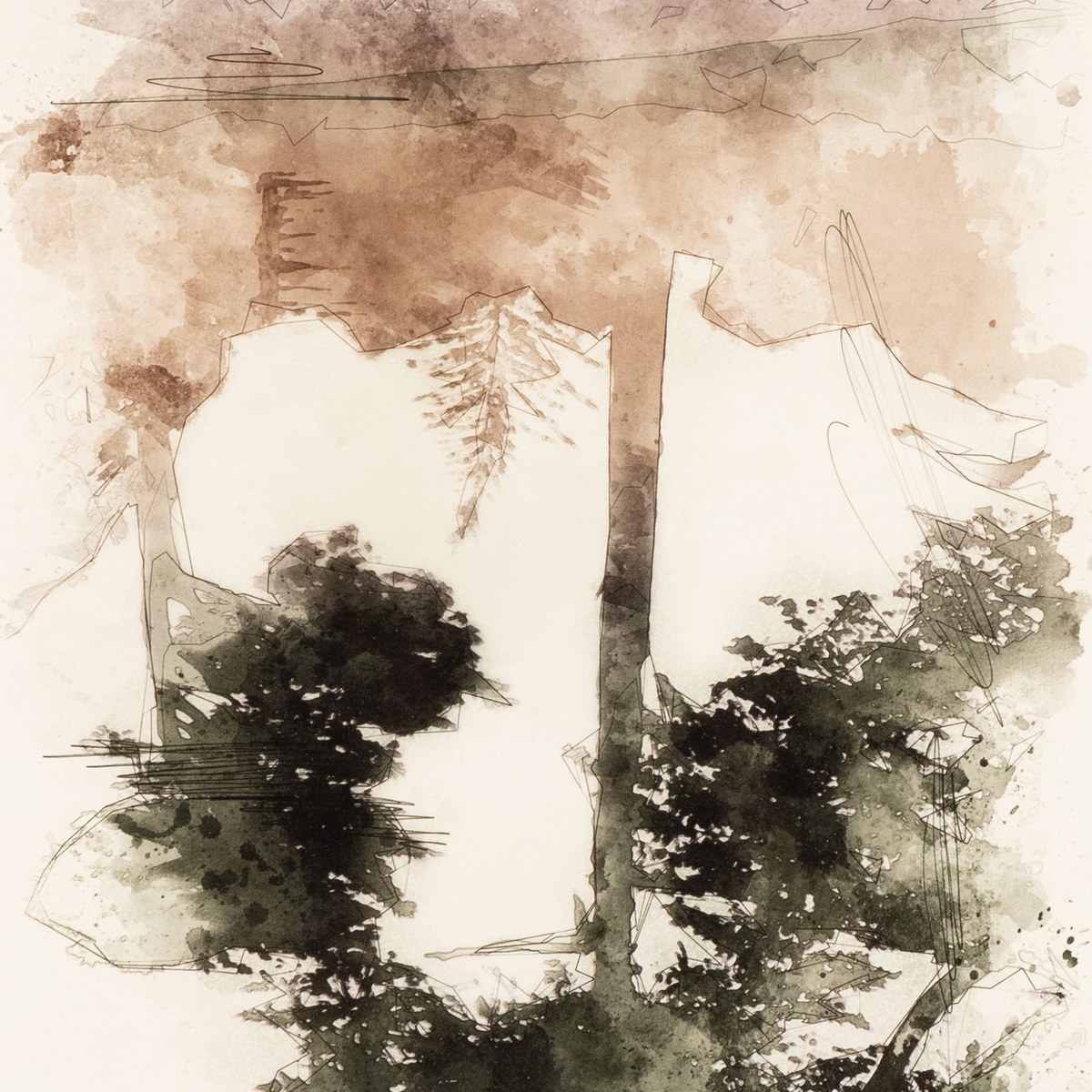 Tree Sketch Ii By Coup D'Esprit by Four Hands