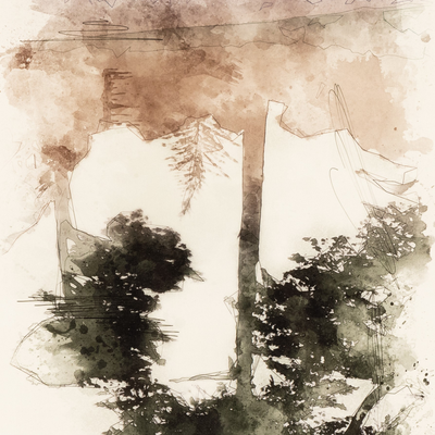 Tree Sketch Ii By Coup D'Esprit by Four Hands
