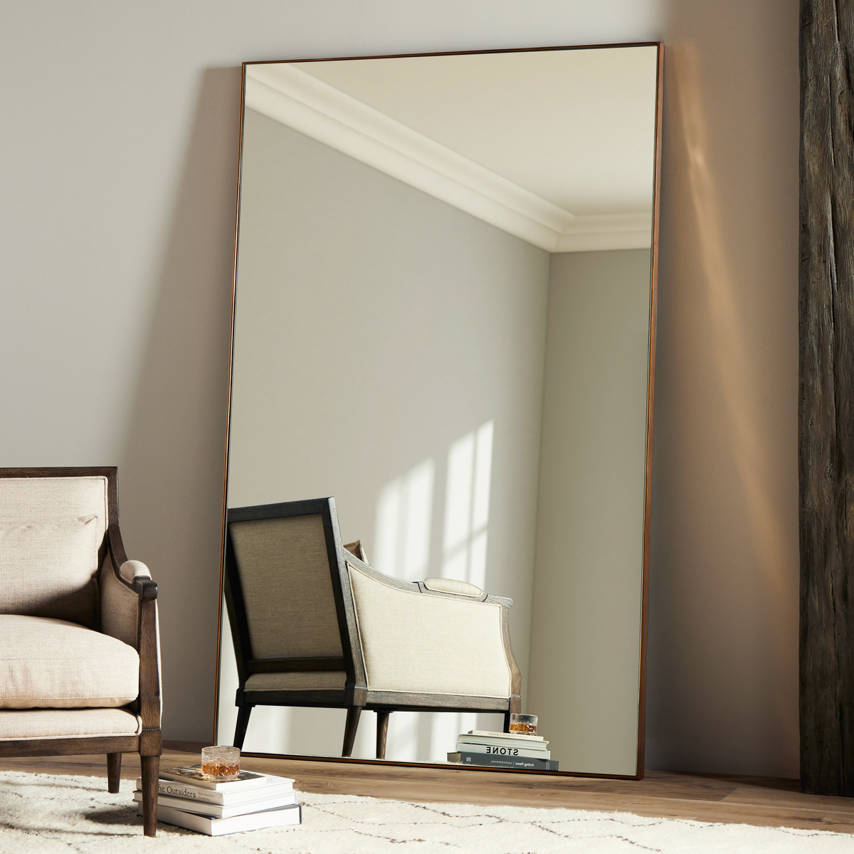 Georgina Rectangle Floor Mirror by Four Hands