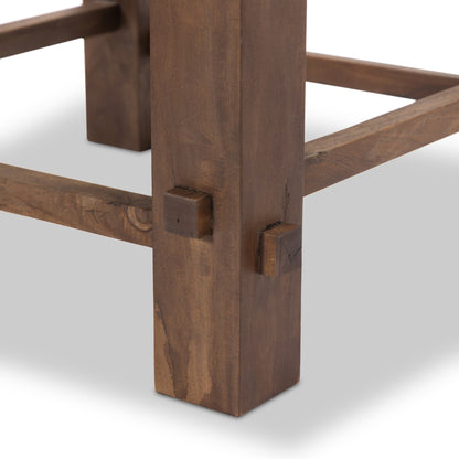Wide Plank End Table
