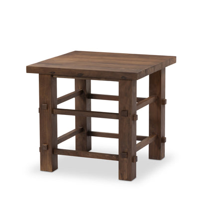 Wide Plank End Table