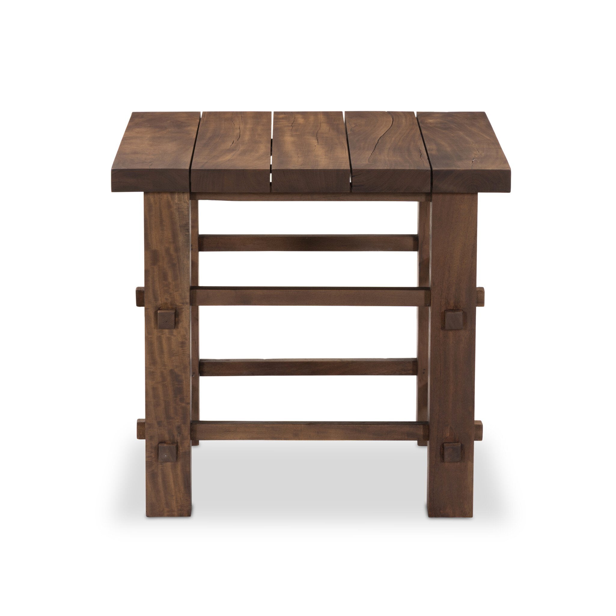 Wide Plank End Table