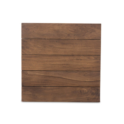 Wide Plank End Table