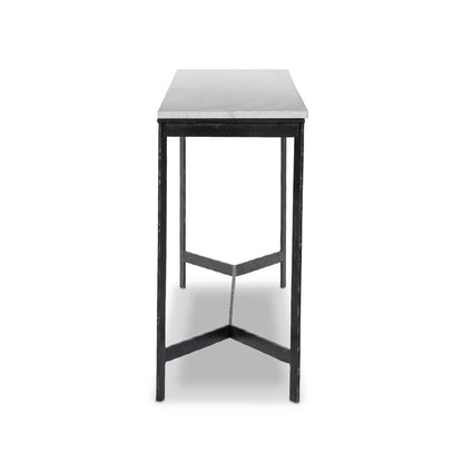 Hammered Iron Console Table