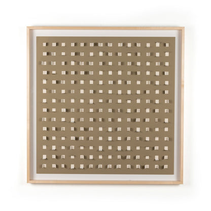 See Through Taupe By Fh Art Studio